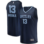 Jaren Jackson Jr. Memphis Grizzlies  Replica Fast Break Jersey - Navy - Icon Edition