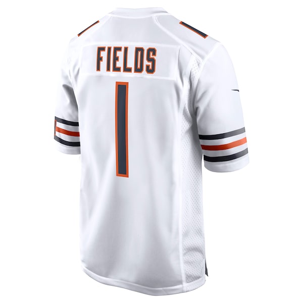 Justin Fields Chicago Bears Nike Player Game Jersey - White/Orange
