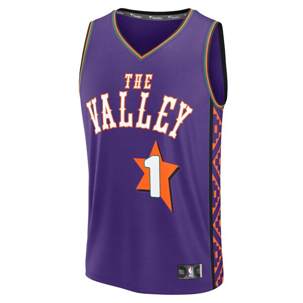 Devin Booker Phoenix Suns  Youth 2024/25 Fast Break Player Jersey - City Edition - Purple