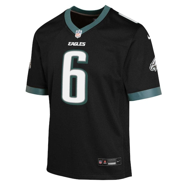DeVonta Smith Philadelphia Eagles Nike Youth Game Jersey - Black/White