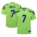 Geno Smith Seattle Seahawks Nike Youth Alternate Player Game Jersey - Neon Green