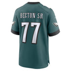 Mekhi Becton Sr. Philadelphia Eagles Nike Game Jersey - Midnight Green