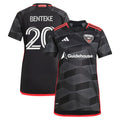 Christian Benteke D.C. United adidas Women's 2024 The Icon Kit Replica Player Jersey – Black