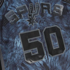 David Robinson San Antonio Spurs Hardwood Classics 1998/99 Tie-Dye Swingman Jersey - Black