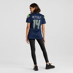 DK Metcalf Seattle Seahawks Nike Women's Team Game Jersey - College College Navy/Neon Green