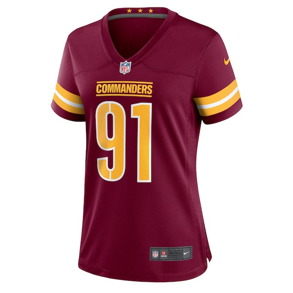 John Ridgeway Washington Commanders Nike Women's  Game Jersey -  Burgundy