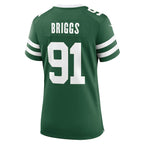Jowon Briggs New York Jets Nike Women's Team Game Jersey - Legacy Green