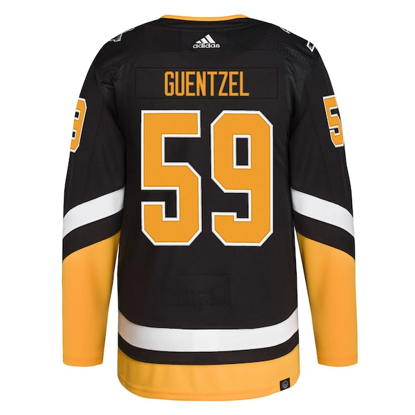 Jake Guentzel Pittsburgh Penguins adidas Alternate Primegreen Authentic Player Jersey - Black