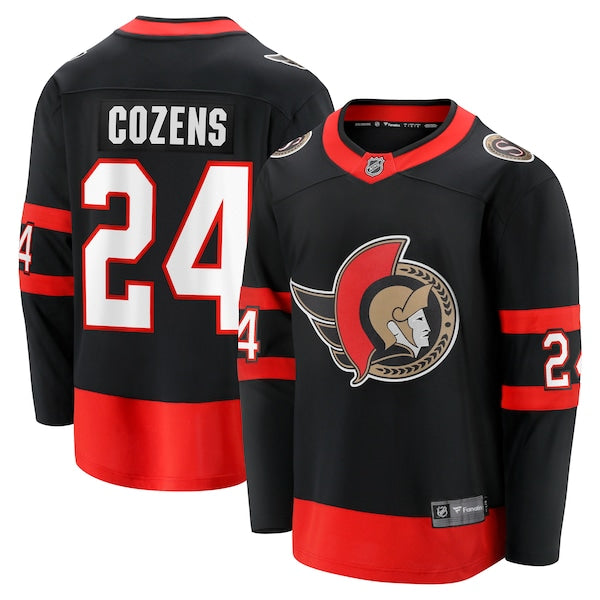 Dylan Cozens Ottawa Senators  Home Breakaway Jersey - Black