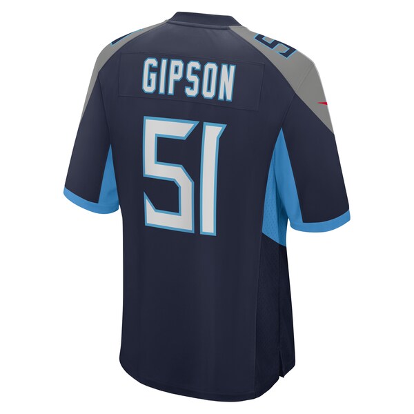 Trevis Gipson Tennessee Titans Nike Team Game Jersey -  Navy