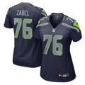 Grey Zabel Seattle Seahawks Nike Women's Team Game Jersey -  College Navy