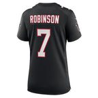 Bijan Robinson Atlanta Falcons Nike Women's Alternate Game Jersey - Black