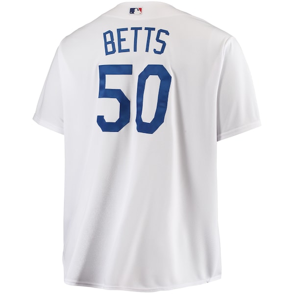 Mookie Betts Los Angeles Dodgers Big & Tall Replica Player Jersey - White/Gray/Royal