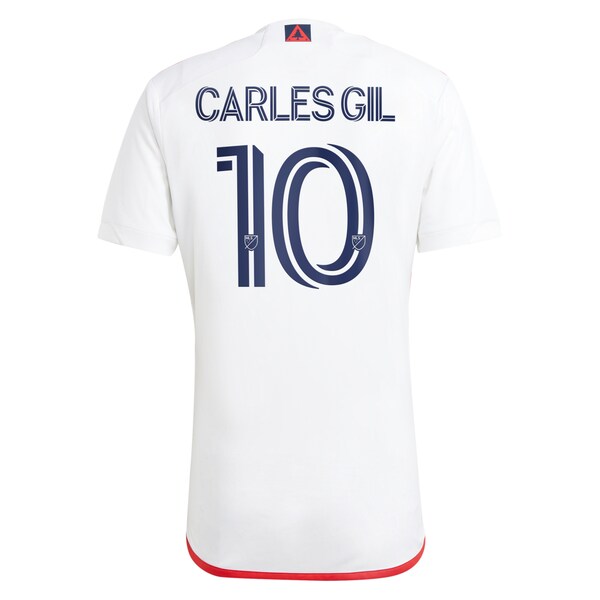 Carles Gil New England Revolution adidas 2024 Defiance Replica Jersey - White