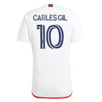 Carles Gil New England Revolution adidas 2024 Defiance Replica Jersey - White