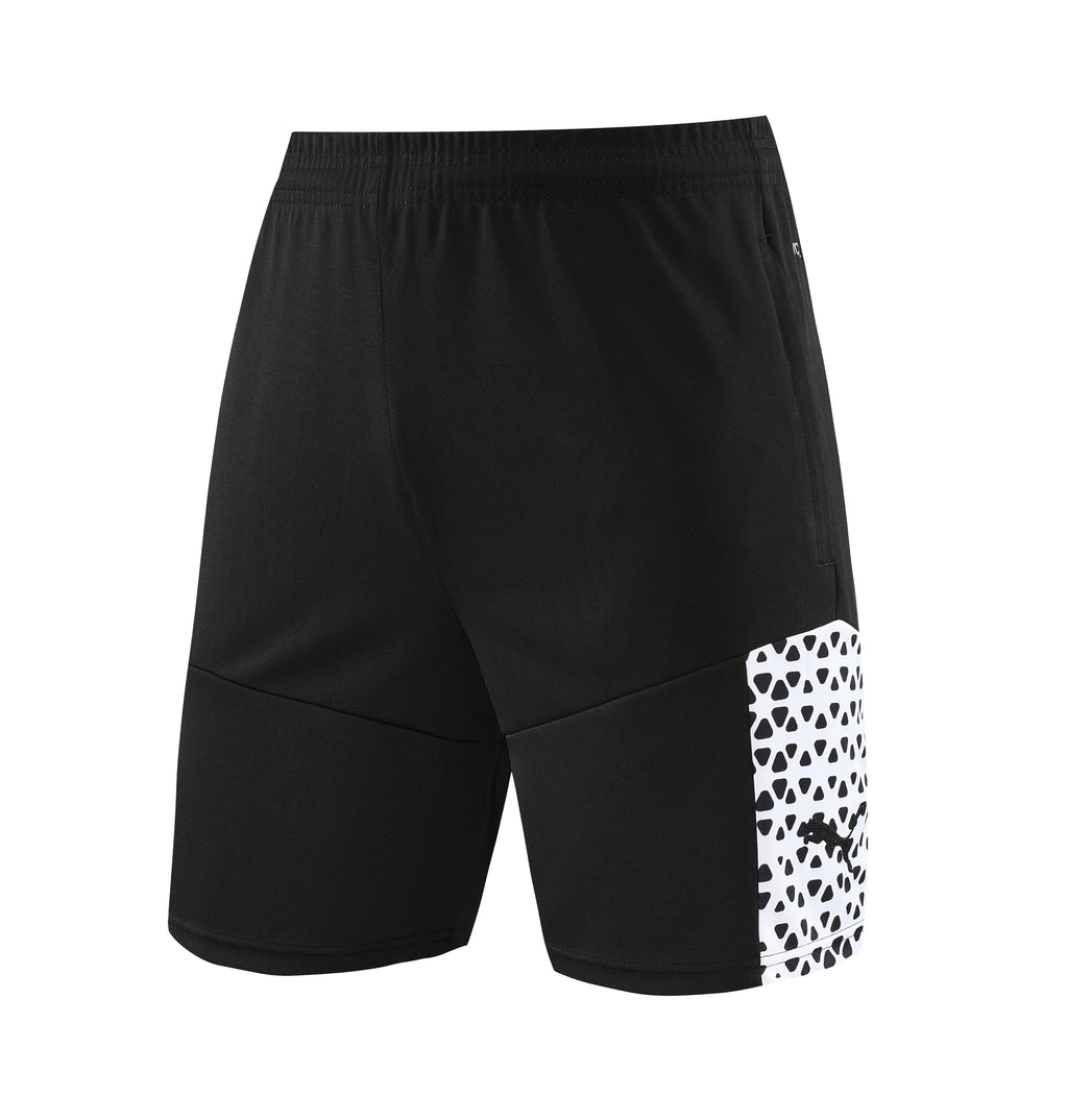 Puma Short Sleeve Training Jersey Set-PD02- Black/White