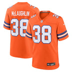 Jaleel McLaughlin Denver Broncos Nike Mile High Collection 1977 Throwback Player Game Jersey - Orange