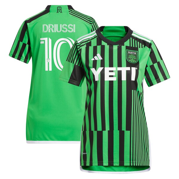 Sebastián Driussi Austin FC adidas Women's 2024 Las Voces Kit Replica Jersey - Green