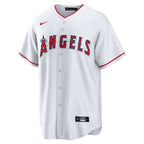 Christian Moore Los Angeles Angels Nike Home Replica Jersey - White