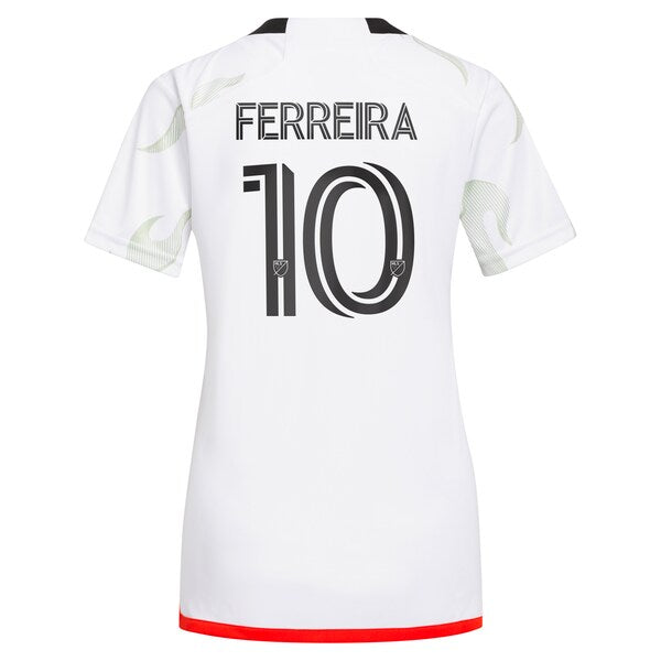 Jesus Ferreira FC Dallas adidas Women's 2024 Burn Baby Burn Replica Player Jersey - White