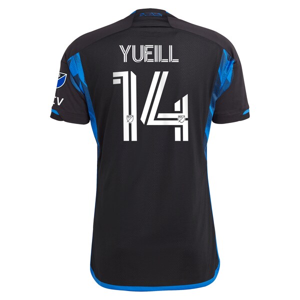 Jackson Yueill San Jose Earthquakes adidas 2024 Active Fault Authentic Player Jersey - Blue