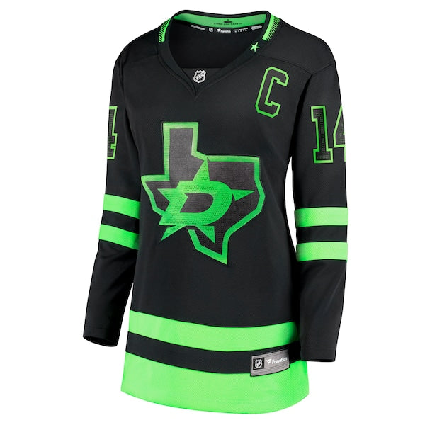 Jamie Benn Dallas Stars  Women's Alternate Premier Breakaway Player Jersey - Black/Green