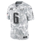 DeVonta Smith Philadelphia Eagles Nike 2024 Salute to Service Limited Jersey - Arctic Camo