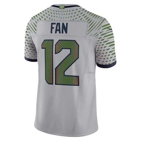 12s Seattle Seahawks Nike 2025 Rivalries Collection Limited Jersey - Wolf Gray