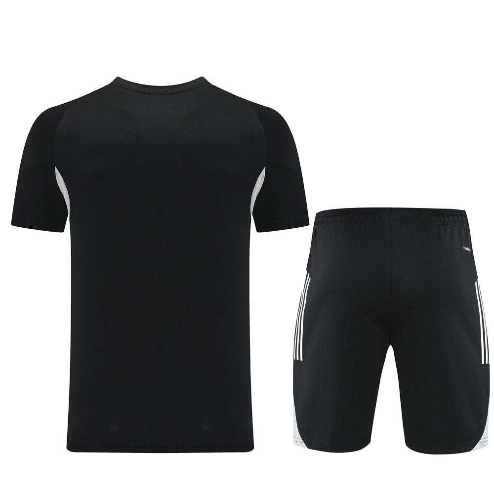 Adidas Short Sleeve Training Jersey Set - AD09- Black