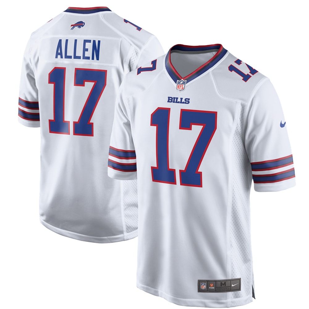 Josh Allen Buffalo Bills Nike Team Game Player Jersey - Royal/Red/White