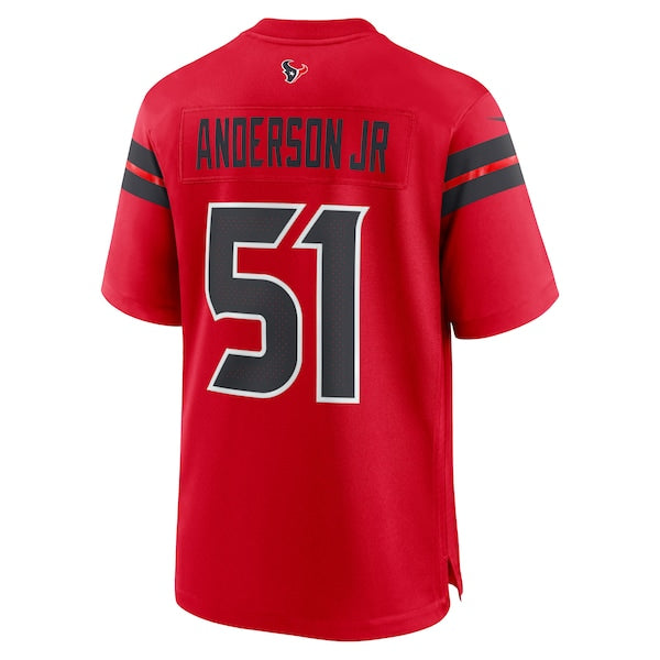 Will Anderson Jr. Houston Texans Nike Alternate Game Jersey - Red/Navy/White