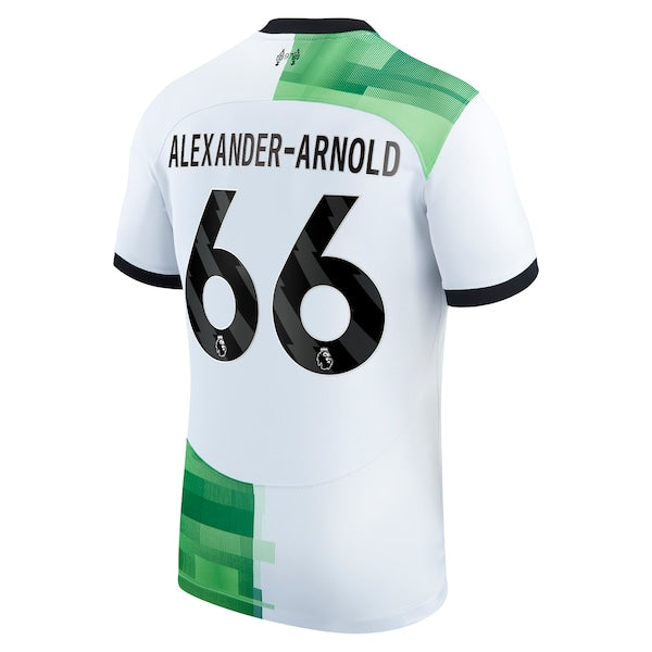 Trent Alexander-Arnold Liverpool Nike 2023/24 Away Replica Player Jersey - White/Red