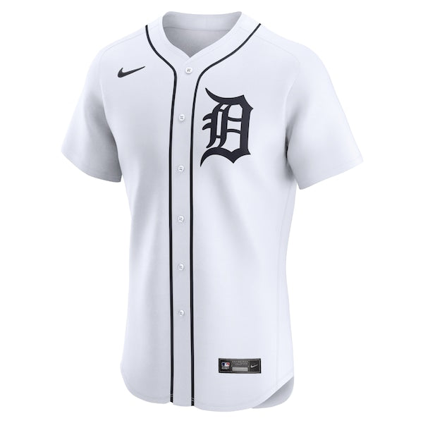 Detroit Tigers Nike Home Elite Jersey - White