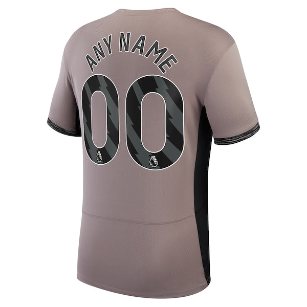 Tottenham Hotspur Nike Youth 2023/24 Third Stadium Replica Custom Jersey – Tan