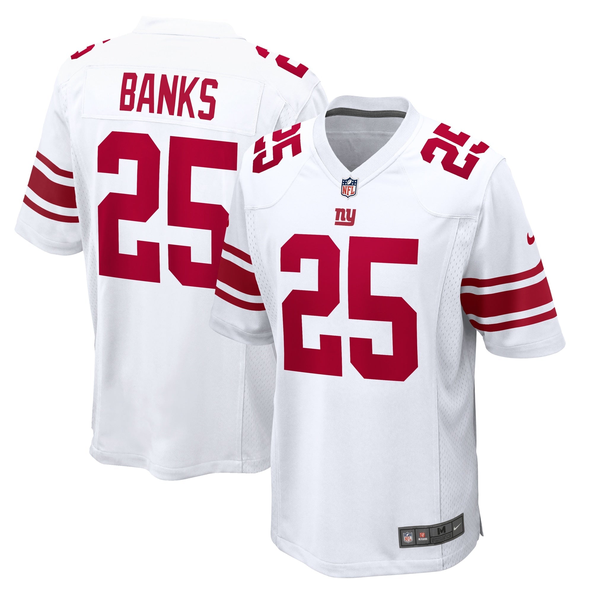 Deonte Banks New York Giants Nike Team Game Jersey -  Royal/White