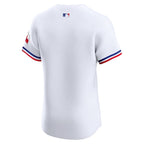 Texas Rangers Nike Home Elite Jersey - White