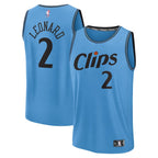 Kawhi Leonard LA Clippers  2024/25 Fast Break Player Jersey - City Edition - Light Blue