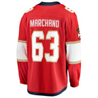 Brad Marchand Florida Panthers  2025 Stanley Cup Final Home Breakaway Player Jersey - Red