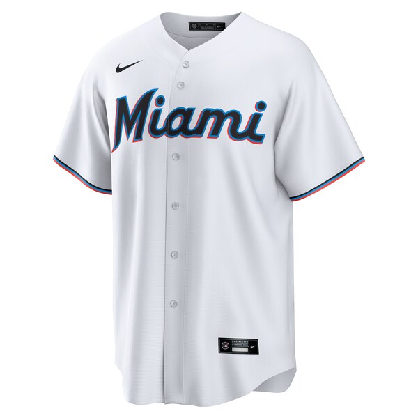 Sandy Alcantara Miami Marlins Nike  Youth Home Replica Jersey - White