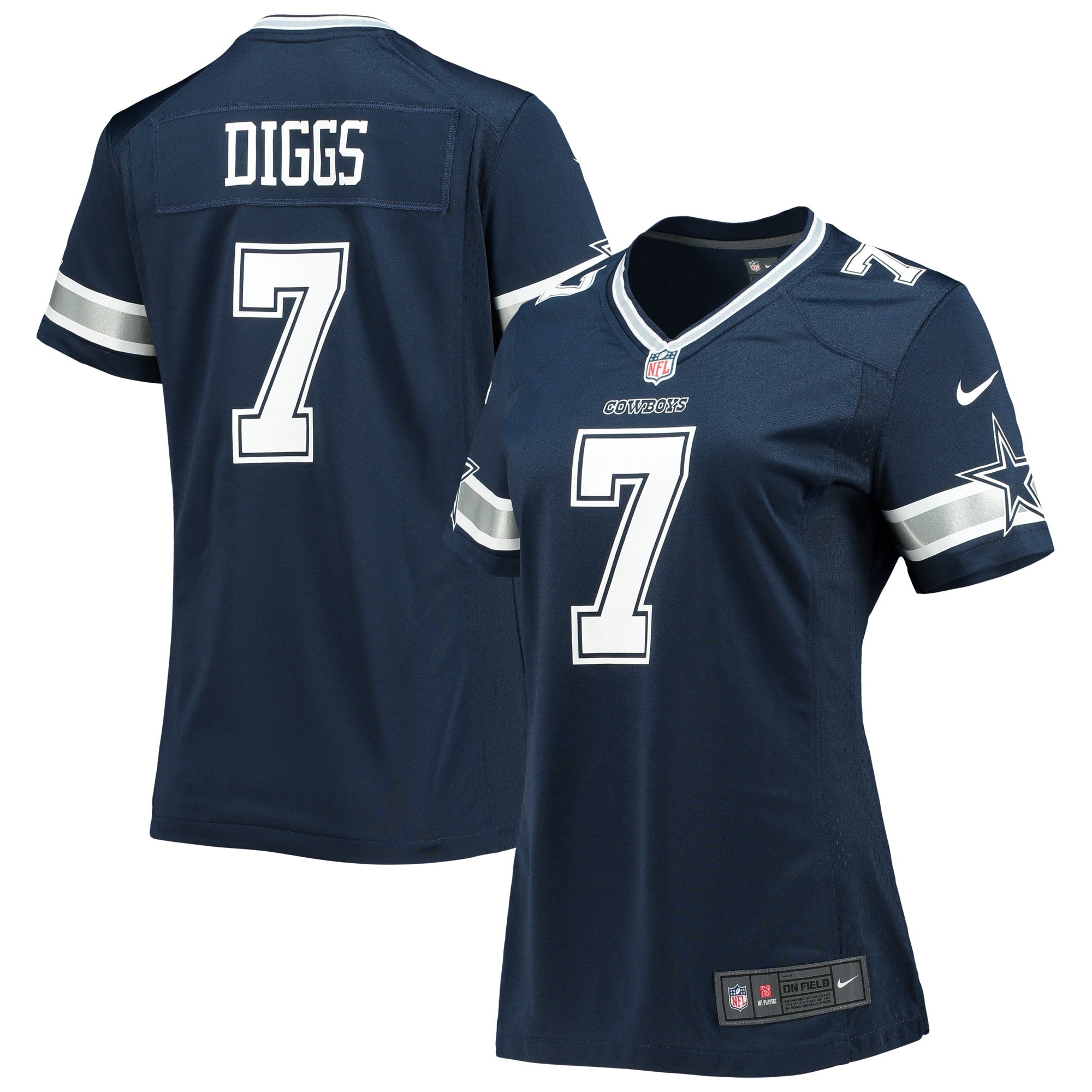 Trevon Diggs Dallas Cowboys Nike Women's Game Jersey - White/Navy
