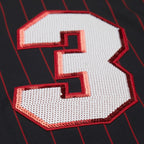 Dwyane Wade Miami Heat  x DANNIJO Women's Cropped Football Fashion Jersey - Black