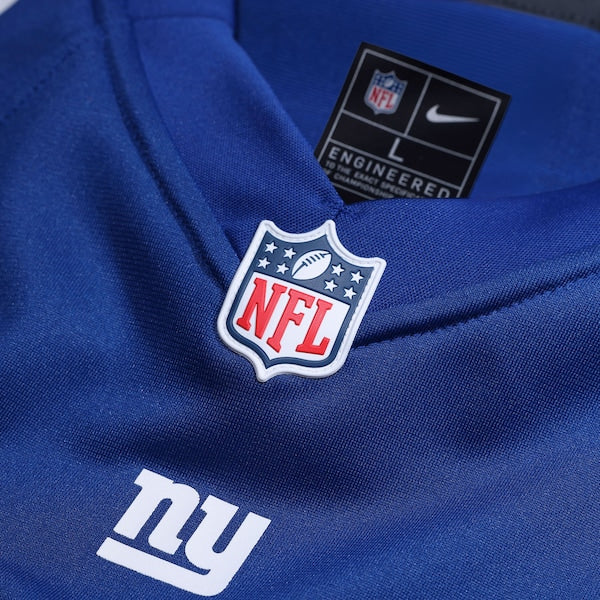 Abdul Carter New York Giants Nike 2025 NFL Draft First Round Pick Game Jersey - Royal/Red/White