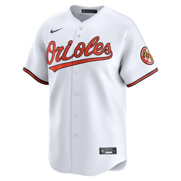 Baltimore Orioles Nike Limited Home Blank Replica Jersey - White/Black
