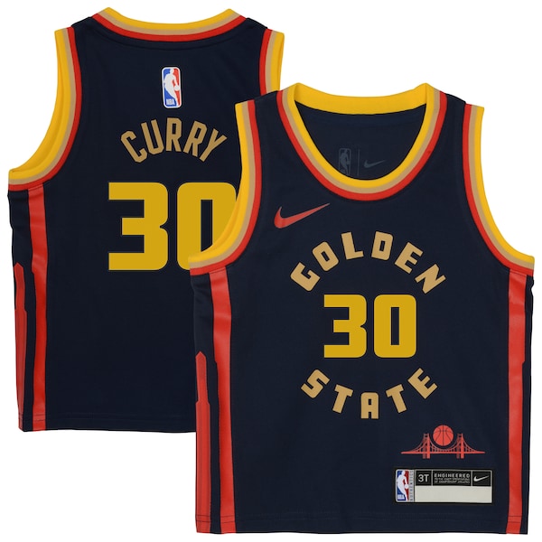 Stephen Curry Golden State Warriors Nike Toddler 2024/25 Swingman Player Jersey - City Edition - Navy