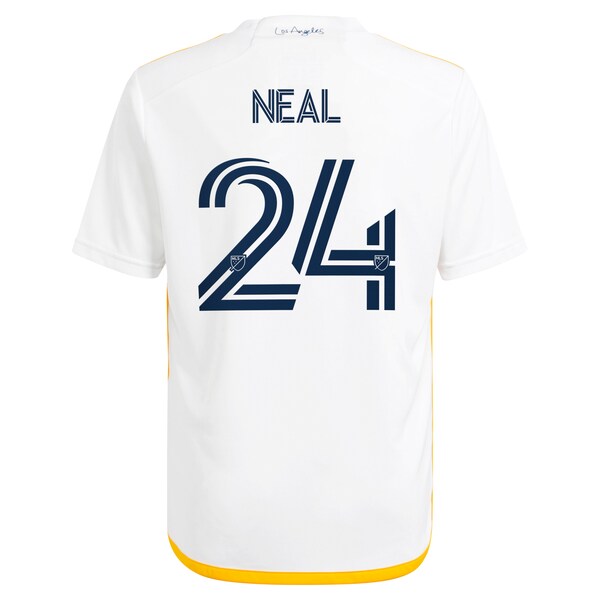 Jalen Neal LA Galaxy adidas Youth 2024 Angeleno Kit Replica Player Jersey - White