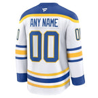 Buffalo Sabres  Away Premium Custom Jersey - White/Black/Royal