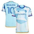 Djordje Mihailovic Colorado Rapids adidas 2024 New Day Kit Authentic Player Jersey - Light Blue