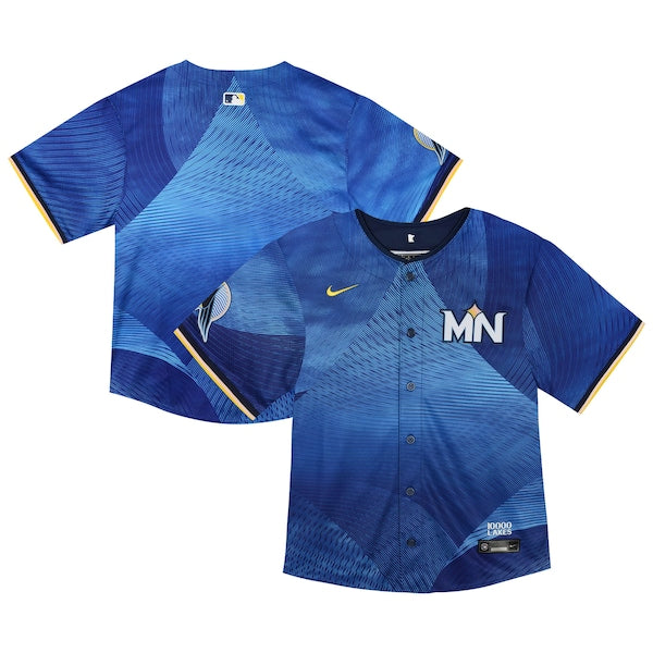 Minnesota Twins Nike Toddler City Connect Team Limited Jersey - Blue