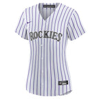 Thairo Estrada Colorado Rockies Nike Women's Home Replica Jersey - White