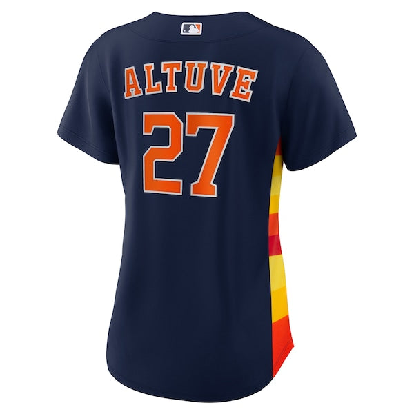 Jose Altuve Houston Astros Nike Women's Alternate Replica Player Jersey - Navy/White